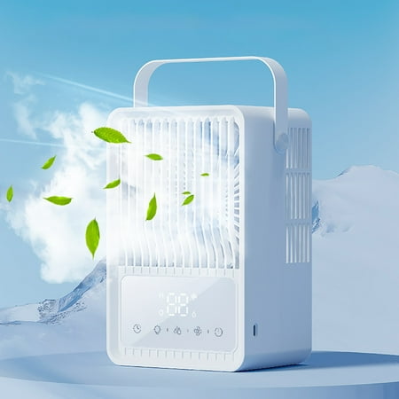 Ovzne Evaporative Air Cooler - Small Air Conditioner Portable Air Cooler USB Powered Mini Air Conditioner Portable for Room Desktop Office white Clearance
Ovzne Evaporative Air Cooler - Small Air Conditioner Portable Air Cooler USB Powered Mini Air Conditioner Portable for Room Desktop Office white Clearance