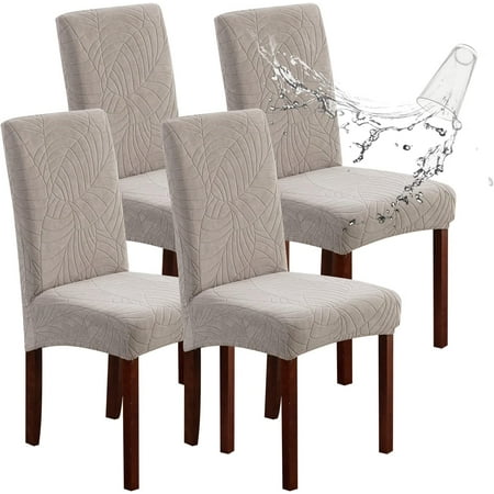 Koreshion Waterproof Chair Covers for Dining Room Set of 4 Dining Chair Cover Removable Parson Chair Slipcover Chair Protectors Covers for Kitchen Leaves-warm Gray
Koreshion Waterproof Chair Covers for Dining Room Set of 4 Dining Chair Cover Removable Parson Chair Slipcover Chair Protectors Covers for Kitchen Leaves-warm Gray