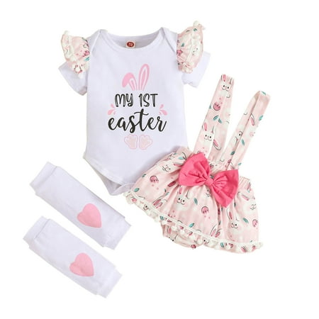 ZHAGHMIN Girls 2 Piece Outfit Girls Short Sleeve Easter Cartoon Rabbit Printed Romper Bodysuit Bowknot Suspender Shorts Outfits Girls Clothes Size 7/8 Outfits Clothes For Babies Girl Rainbow Baby Gi
ZHAGHMIN Girls 2 Piece Outfit Girls Short Sleeve Easter Cartoon Rabbit Printed Romper Bodysuit Bowknot Suspender Shorts Outfits Girls Clothes Size 7/8 Outfits Clothes For Babies Girl Rainbow Baby Gi
