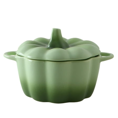 NUOLUX 1pc Creative Pumpkin Shaped Dessert Bowl Ceramic Soup Fruit Bowl with Lid
NUOLUX 1pc Creative Pumpkin Shaped Dessert Bowl Ceramic Soup Fruit Bowl with Lid