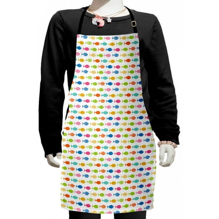 Fish Kids Apron Colorful Row of Simplistic Aquatic Animal Silhouettes with Various Ornaments Boys Girls Apron Bib with Adjustable Ties for Cooking Baking Painting White and Multicolor by Ambesonne
Fish Kids Apron Colorful Row of Simplistic Aquatic Animal Silhouettes with Various Ornaments Boys Girls Apron Bib with Adjustable Ties for Cooking Baking Painting White and Multicolor by Ambesonne