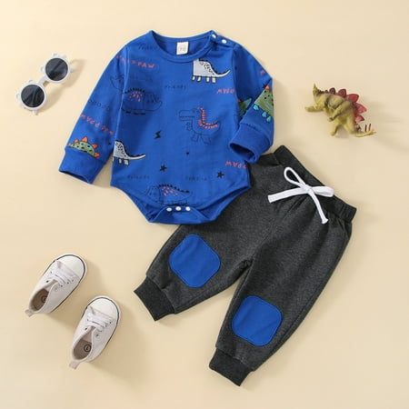 ZMHEGW Toddler Fall Outfits Baby Boys Girls Long Sleeve Cute Cartoon Dinosaur Romper Bodysuit Tops Patchwork Pants Trousers Tracksuit Outfit Set 2Pcs Clothes Outfits Set
ZMHEGW Toddler Fall Outfits Baby Boys Girls Long Sleeve Cute Cartoon Dinosaur Romper Bodysuit Tops Patchwork Pants Trousers Tracksuit Outfit Set 2Pcs Clothes Outfits Set