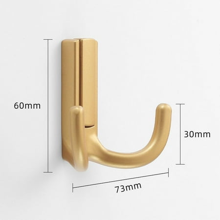 Multi-Purpose Punch Wall-mounted Modern Simple Wall Hanger Shower Hook Clothes Coat Purse Bag Hat Hanger Robe Hook GOLD B
Multi-Purpose Punch Wall-mounted Modern Simple Wall Hanger Shower Hook Clothes Coat Purse Bag Hat Hanger Robe Hook GOLD B