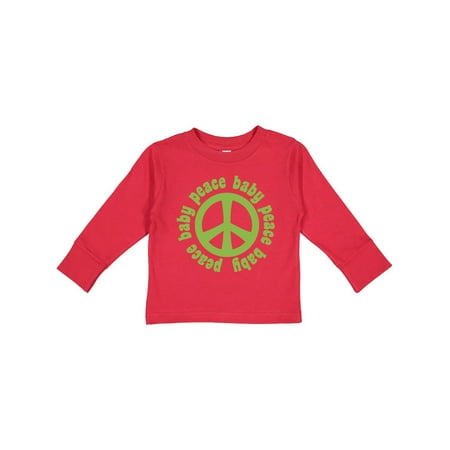 Inktastic Peace Baby Gift Toddler Boy or Toddler Girl Long Sleeve T-Shirt