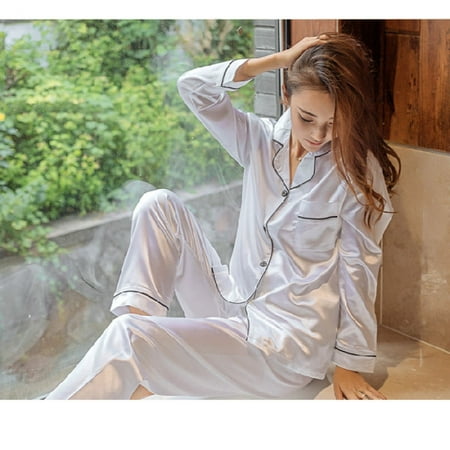 2PCS Pajamas Set Satin Pyjamamas Lace Patchwork Bril Wedding Nightwear Rayon Home Wear Nighty&Robe Suit
2PCS Pajamas Set Satin Pyjamamas Lace Patchwork Bril Wedding Nightwear Rayon Home Wear Nighty&Robe Suit