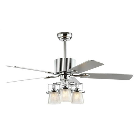 Safavieh Parlin 3-Light Glam Ceiling Light Fan