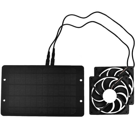 Famure 10W Solar Panel Kit - 12V Outdoor Portable Exhaust Dual Fan - Waterproof Solar Powered Ventilator for Chicken Coops Greenhouses Sheds Pet Houses
Famure 10W Solar Panel Kit - 12V Outdoor Portable Exhaust Dual Fan - Waterproof Solar Powered Ventilator for Chicken Coops Greenhouses Sheds Pet Houses