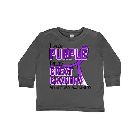 Inktastic I Wear Purple for my Great Grandpa- Alzheimers Awareness Gift Toddler Boy or Toddler Girl Long Sleeve T-Shirt
Inktastic I Wear Purple for my Great Grandpa- Alzheimers Awareness Gift Toddler Boy or Toddler Girl Long Sleeve T-Shirt