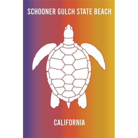 Schooner Gulch State Beach California Souvenir 2x3 Inch Fridge Magnet Turtle Design
Schooner Gulch State Beach California Souvenir 2x3 Inch Fridge Magnet Turtle Design