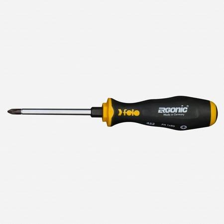 Felo Ergonic #1 x 80mm Phillips Screwdriver - Hex Bolster and Striking Cap
Felo Ergonic #1 x 80mm Phillips Screwdriver - Hex Bolster and Striking Cap