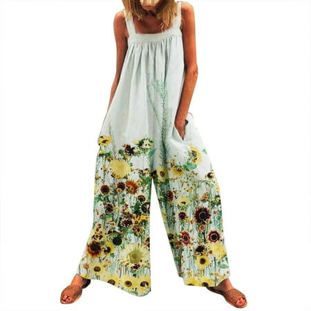 EUMODR Long Nightgowns for Women Plus Jumpsuits Women Fashion Print Pocket Romper Long Playsuit Wide Leg Loose Jumpsuit
EUMODR Long Nightgowns for Women Plus Jumpsuits Women Fashion Print Pocket Romper Long Playsuit Wide Leg Loose Jumpsuit