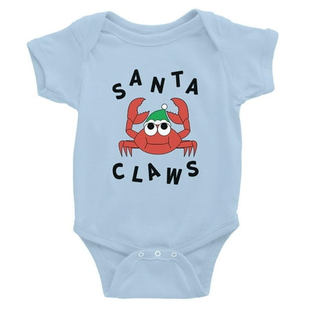 Santa Claws Crab Baby Bodysuit Gift