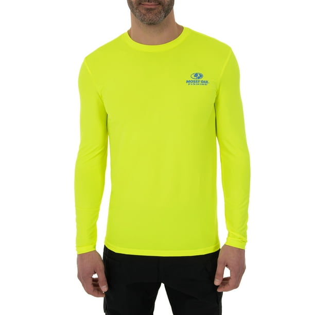 Mossy Oak Men's Insect Repellent Long Sleeve Performance Fishing Tee