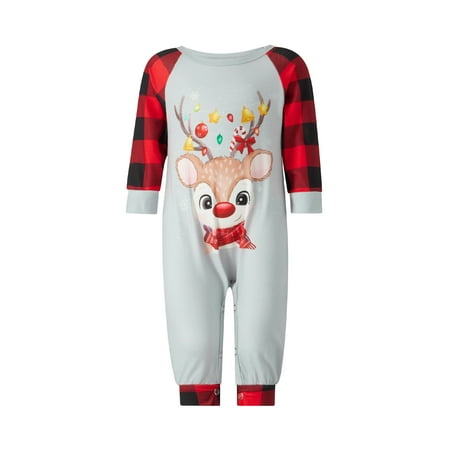 Christmas Matching Family Pajamas Set Elk Plaid Print Round Neck Long Sleeve Tops+ High Waist Trousers for Kids Adults Baby Dog
Christmas Matching Family Pajamas Set Elk Plaid Print Round Neck Long Sleeve Tops+ High Waist Trousers for Kids Adults Baby Dog