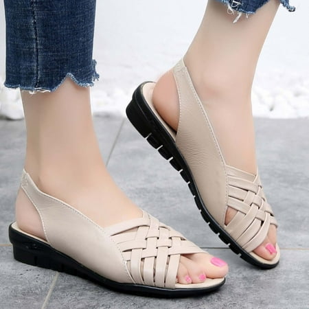 Womens Sandals Flats Shoes Womens Summer Shoes Leather Flat Sandals Open Toe Wedges Casual Sandals Summer Deals Big Clearance
Womens Sandals Flats Shoes Womens Summer Shoes Leather Flat Sandals Open Toe Wedges Casual Sandals Summer Deals Big Clearance