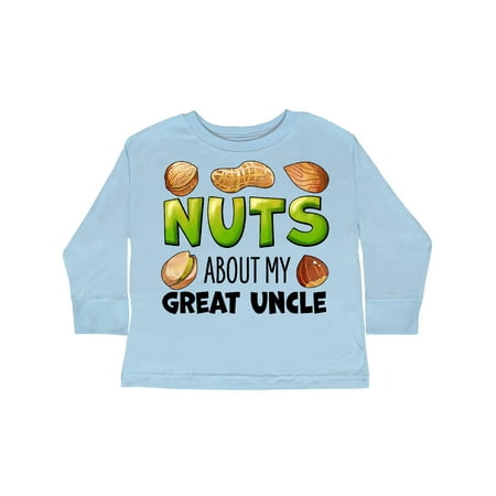 Inktastic Nuts About My Great Uncle Peanut Almond Pistachio Gift Toddler Boy or Toddler Girl Long Sleeve T-Shirt
Inktastic Nuts About My Great Uncle Peanut Almond Pistachio Gift Toddler Boy or Toddler Girl Long Sleeve T-Shirt