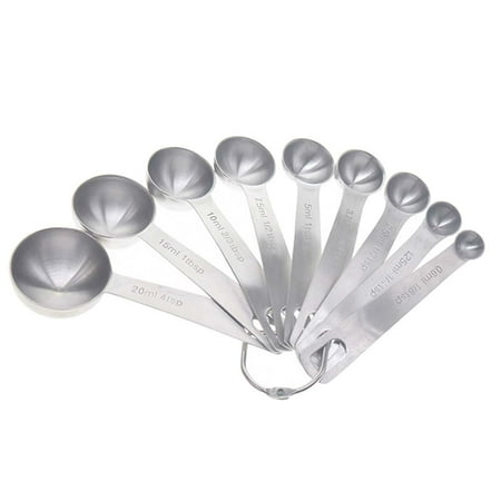 Sanwood 9Pcs Stainless Steel Measuring Spoon Set Baking Seasoning Cooking Kitchen Tool Kitchen Tool
Sanwood 9Pcs Stainless Steel Measuring Spoon Set Baking Seasoning Cooking Kitchen Tool Kitchen Tool
