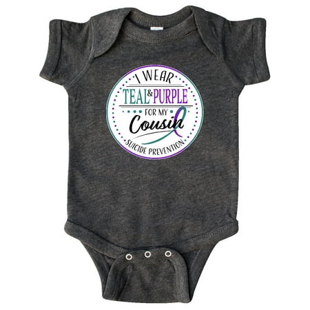 Inktastic Suicide Prevention- I Wear Teal and Purple for My Cousin Gift Baby Boy or Baby Girl Bodysuit
Inktastic Suicide Prevention- I Wear Teal and Purple for My Cousin Gift Baby Boy or Baby Girl Bodysuit
