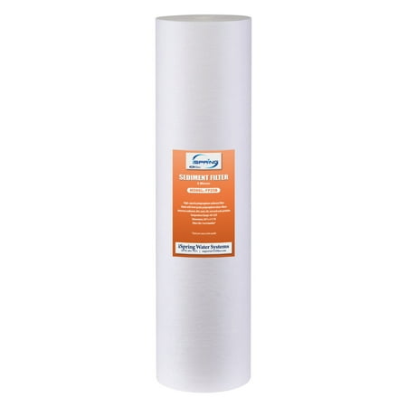 iSpring Whole House Water Filter Cartridge Sediment Filter 5 microns 20” x 4.5” Model: FP25B
iSpring Whole House Water Filter Cartridge Sediment Filter 5 microns 20” x 4.5” Model: FP25B