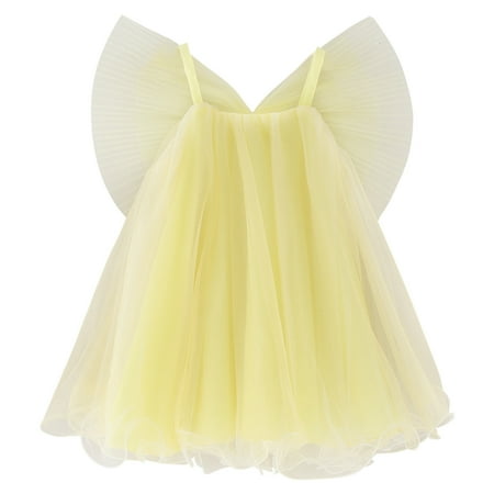 Toddler Girls Summer Dress Sleeveless Solid Colour Tulle Ruffles Princess Dress Dance Party Dresses Clothes With Wing Baby Girl Clothes
Toddler Girls Summer Dress Sleeveless Solid Colour Tulle Ruffles Princess Dress Dance Party Dresses Clothes With Wing Baby Girl Clothes