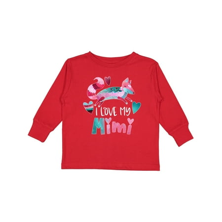 Inktastic I Love My Mimi Pink and Blue Fox with Hearts Gift Toddler Boy or Toddler Girl Long Sleeve T-Shirt
Inktastic I Love My Mimi Pink and Blue Fox with Hearts Gift Toddler Boy or Toddler Girl Long Sleeve T-Shirt