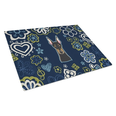Carolines Treasures BB5096LCB Blue Flowers Doberman Pinscher Glass Cutting Board Large 12H x 16W multicolor
Carolines Treasures BB5096LCB Blue Flowers Doberman Pinscher Glass Cutting Board Large 12H x 16W multicolor