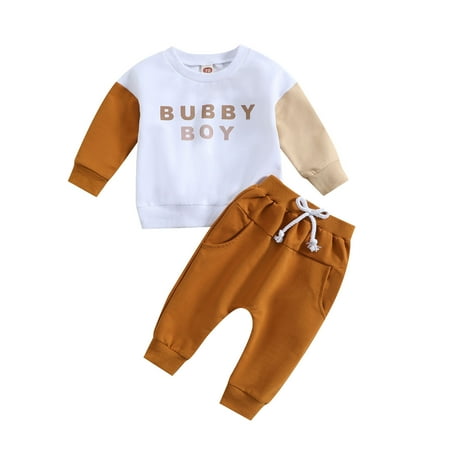 Youmylove Toddler Kids Boys Outfit Baby Letters Printed Long Sleeve Tops Sweatershirt Pants 2PCS Set Outfits Baby Child Playwear
Youmylove Toddler Kids Boys Outfit Baby Letters Printed Long Sleeve Tops Sweatershirt Pants 2PCS Set Outfits Baby Child Playwear