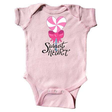 Inktastic Sweetheart-Valentine lollipop Gift Baby Boy or Baby Girl Bodysuit