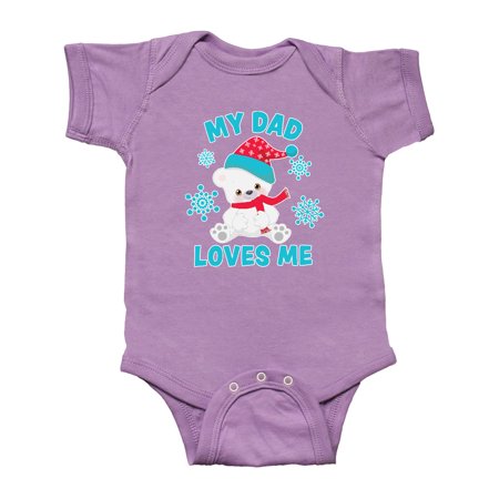 Inktastic Polar Bear My Dad Loves Me in Santa Hat with Snowflakes Gift Baby Boy or Baby Girl Bodysuit
Inktastic Polar Bear My Dad Loves Me in Santa Hat with Snowflakes Gift Baby Boy or Baby Girl Bodysuit