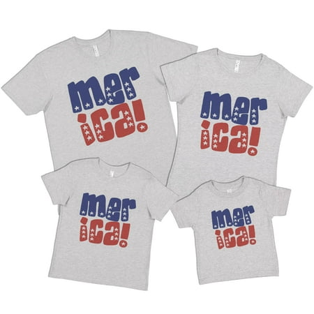 7 ate 9 Apparel Matching Family 4th of July Shirts - Grey White Grey America Grey T-Shirt 6 Months
7 ate 9 Apparel Matching Family 4th of July Shirts - Grey White Grey America Grey T-Shirt 6 Months