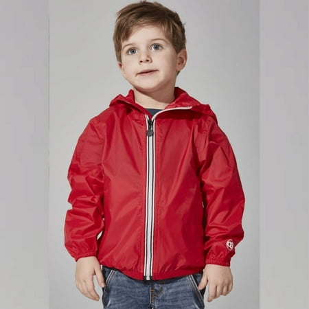 Kid s Unisex Sam Zip Front Jacket - Red Size 2 Years