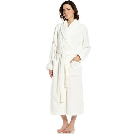 Leveret Womens Fleece Robe Ivory XL/XXL