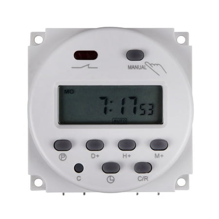 

Aktudy DC-12V-16A Digital-LCD-Power-Programmable-Timer-Time-switch-Relay-16A