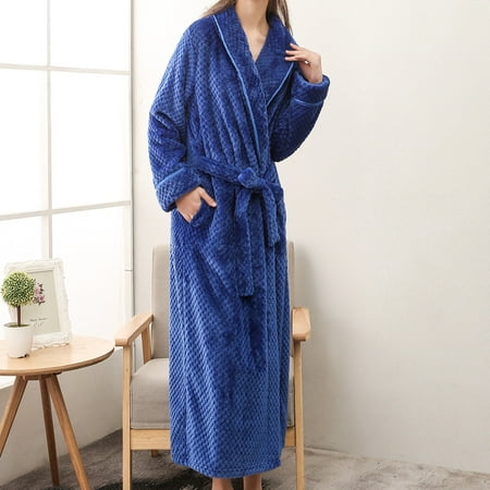 TKing Fashion Sexy and Charming Women s Winter Lengthened Bathrobe Home Clothes Shawl Long Sleeved Robe Coat - Blue XL
TKing Fashion Sexy and Charming Women s Winter Lengthened Bathrobe Home Clothes Shawl Long Sleeved Robe Coat - Blue XL