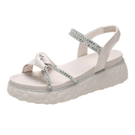 Ramiter Womens Shoes Ladies Fashion Summer Solid Leather Clamping Toe Flat Bottom Beach Sandals Beige
Ramiter Womens Shoes Ladies Fashion Summer Solid Leather Clamping Toe Flat Bottom Beach Sandals Beige