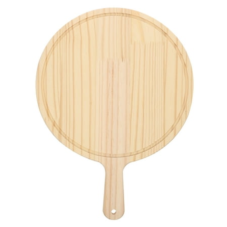 

NUOLUX 11 Inch Natural Wooden Pizza Peel Charcuterie Board Pizza Spatula Paddle for Baking Homemade Pizza and Bread 28*28*1.6cm