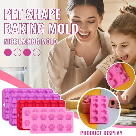 Kitchen gadgets kitchen 5PCS Silicone Chocolate Sweet Moulds-Puppy-Paws Bones-Non-Stick Baking Moulds Fragarn
Kitchen gadgets kitchen 5PCS Silicone Chocolate Sweet Moulds-Puppy-Paws Bones-Non-Stick Baking Moulds Fragarn