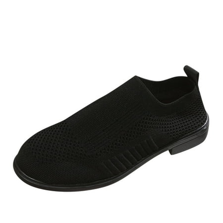 Women Walking Shoes Fashion Autumn Women Casual Shoes Low Heel Flat Solid Color Fly Woven Mesh Breathable Comfortable Solid Color Simple Design casual shoes for Women MESH Black
Women Walking Shoes Fashion Autumn Women Casual Shoes Low Heel Flat Solid Color Fly Woven Mesh Breathable Comfortable Solid Color Simple Design casual shoes for Women MESH Black