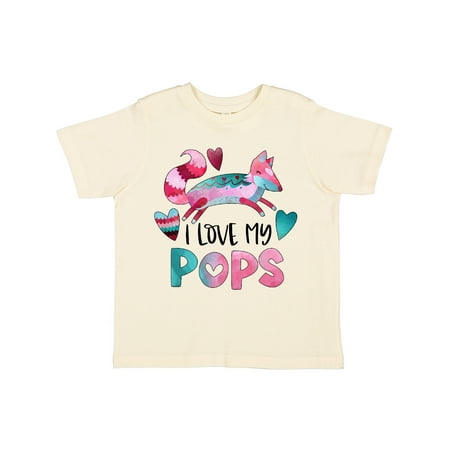 Inktastic I Love My Pops Pink and Blue Fox with Hearts Gift Toddler Boy or Toddler Girl T-Shirt
Inktastic I Love My Pops Pink and Blue Fox with Hearts Gift Toddler Boy or Toddler Girl T-Shirt