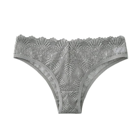 

Lingerie For Women Essentials Stretch Bikini Panty Lace Trim 4 Colors Comfy Underwear