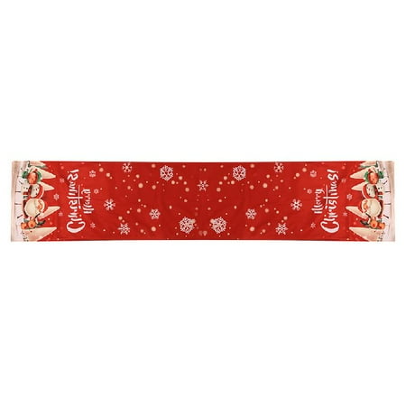 Christmas Table Runner Merry Christmas Tree Snowflake Santa Xmas Holiday Table Centerpieces Dinning Decor Dinner Party Supplies
Christmas Table Runner Merry Christmas Tree Snowflake Santa Xmas Holiday Table Centerpieces Dinning Decor Dinner Party Supplies