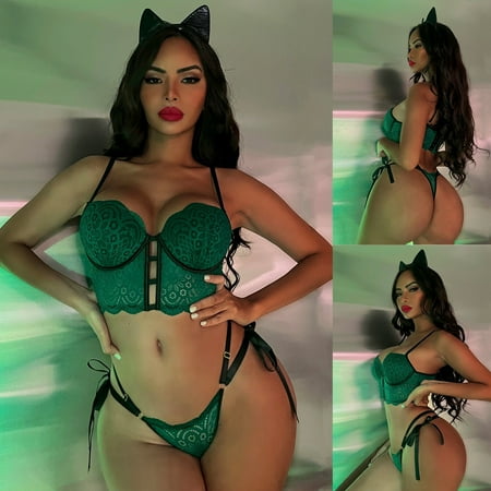 Raeneomay Womens Lingerie Discount Clearance Women Exquisite Mesh Lingerie Bra+Briefs Set Babydoll Cut-Out Sleepwear
Raeneomay Womens Lingerie Discount Clearance Women Exquisite Mesh Lingerie Bra+Briefs Set Babydoll Cut-Out Sleepwear