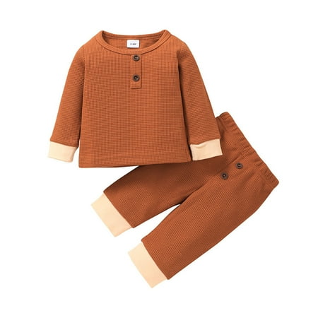 Rovga Girls Outfit Sets Toddler Baby Girls Boys Clothes Set Button Patchwork Long Sleeve Sweatshirt Tops Pants Outfits Clothing Set
Rovga Girls Outfit Sets Toddler Baby Girls Boys Clothes Set Button Patchwork Long Sleeve Sweatshirt Tops Pants Outfits Clothing Set