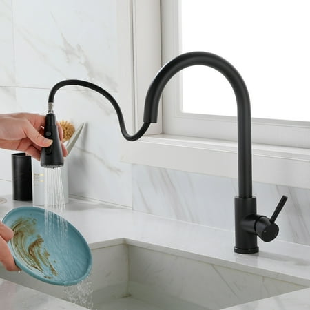 Sink Faucet Motion Sensor Kitchen Faucet with Pull Down Sprayer 3 Way Setting Single Handle Kitchen Faucets
Sink Faucet Motion Sensor Kitchen Faucet with Pull Down Sprayer 3 Way Setting Single Handle Kitchen Faucets
