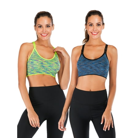 DODOING 2 Pack Comfort Sport Bra Activewear Fitness Sports Bra Juniors Seamless High Impact Support Workout Yoga Bra Gym
DODOING 2 Pack Comfort Sport Bra Activewear Fitness Sports Bra Juniors Seamless High Impact Support Workout Yoga Bra Gym