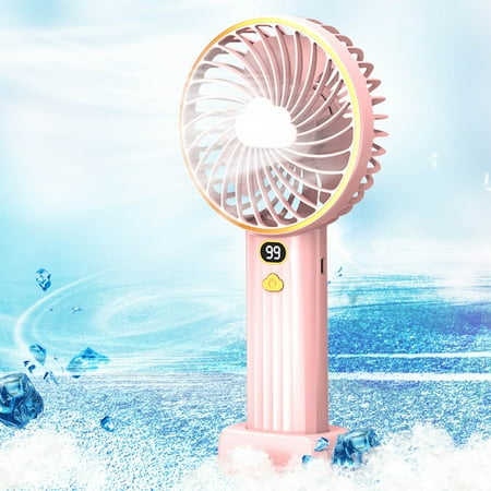 Fans WMYBD Mini Handheld Fan Portable Foldable USB Fans With Smart Led Digital Display Quiet Small Desk Fan With 5 Speed For Office Outdoor Sport Home Traveling
Fans WMYBD Mini Handheld Fan Portable Foldable USB Fans With Smart Led Digital Display Quiet Small Desk Fan With 5 Speed For Office Outdoor Sport Home Traveling