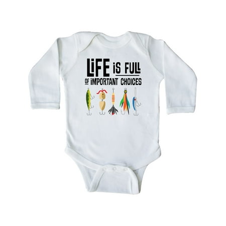 Inktastic Fishing Life is Full of Important Choices Gift Baby Boy or Baby Girl Long Sleeve Bodysuit
Inktastic Fishing Life is Full of Important Choices Gift Baby Boy or Baby Girl Long Sleeve Bodysuit
