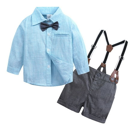 THE WILD Casual Pretty Toddler Kids Baby Boys Outfit Clothes Shirt+Shorts Pants Gentleman Party Suit
THE WILD Casual Pretty Toddler Kids Baby Boys Outfit Clothes Shirt+Shorts Pants Gentleman Party Suit