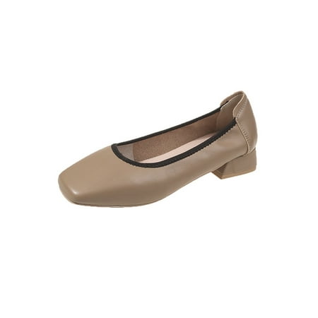 Gomelly Women s Pump Shoe Chunky Boat Shoes Square Toe Pumps Fashion Heeled Sandals Women Ladies Apricot 7.5
Gomelly Women s Pump Shoe Chunky Boat Shoes Square Toe Pumps Fashion Heeled Sandals Women Ladies Apricot 7.5