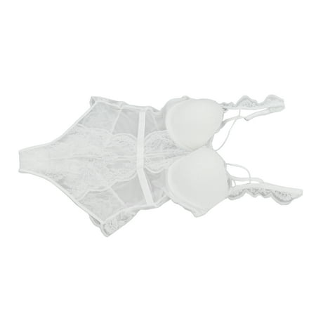 Lace Bodysuit Soft Stretchy Deep V Stylish Women One Piece Underwear For Wedding Night Honeymoon White 80D
Lace Bodysuit Soft Stretchy Deep V Stylish Women One Piece Underwear For Wedding Night Honeymoon White 80D
